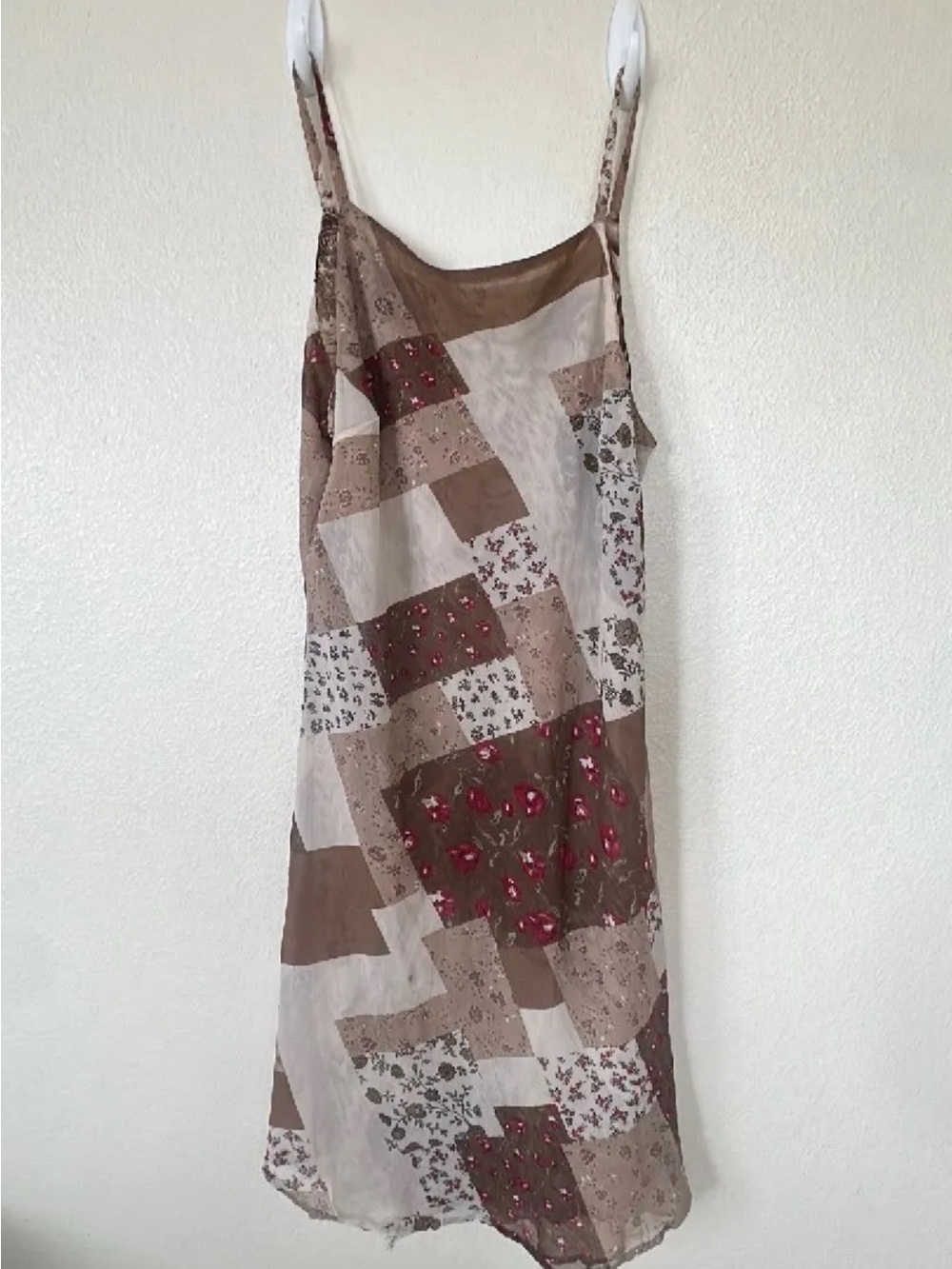Reversible y2k micro mesh dress